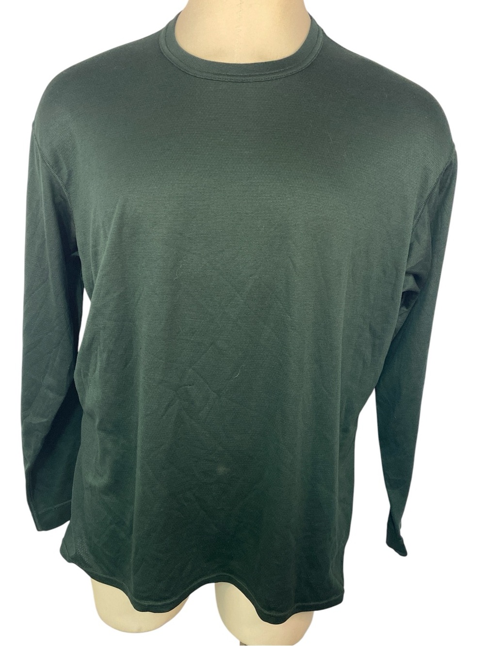 Patagonia Capilene Long-Sleeve Crewneck Shirt - Dark Green Men’s XXL
